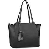befen Genuine Leather Tote Bag for Women Work, Womens Laptop Tote Bags Shoulder Purses Totes with Compartments Handbags