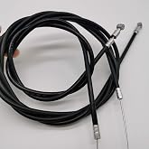 Jessica welcomes you 1 Pair Front and Rear Brake Cable,Black Bicycle Brake Wire