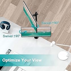 MOUNT PRO Vertical Dual Monitor Stand, Stacked