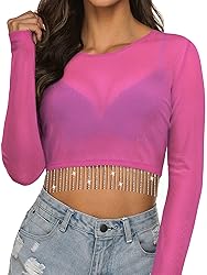 MYMORE Hot Pink Disco Cowgirl Country Concert