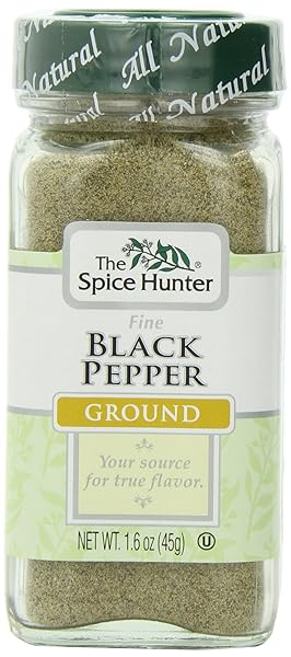 SPICE HUNTER THE PEPPER BLACK FINE GROUND 1.6OZ, PEPPER BLACK FINE GROUND, 1.6 OUNCE