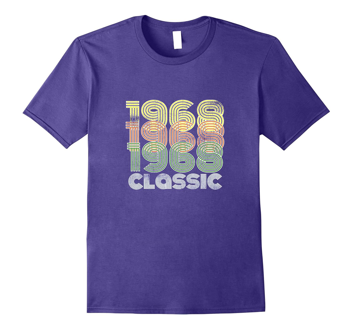 1968 Classic Birthday T-Shirt 50th Funny Gag Gift-Rose