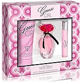 Guess Girl Eau de Toilette 3 Piece Gift Set - Perfume Spray 3.4 Fl. Oz., Travel Spray 0.5 Fl. Oz., & Body Lotion 6.7 Fl. Oz.