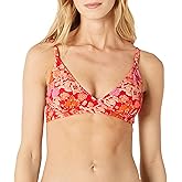 Amazon Essentials Women's Light-Support Classic Bikini Swimsuit Top
