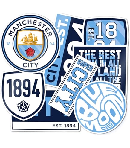 Manchester City FC Wrapping Paper 2 Sheets 2 Tags, Manchester City - View #8