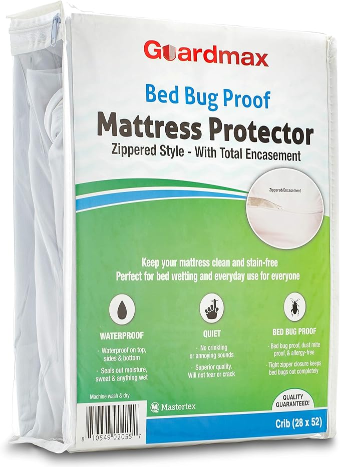 zippered crib mattress protector