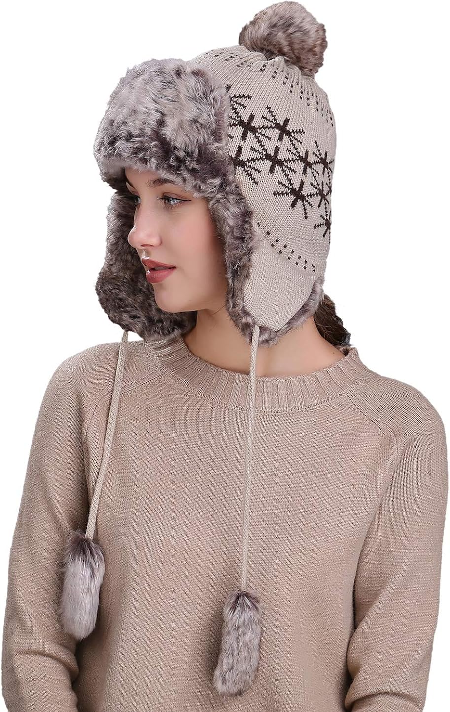 Hats with ear flaps ladies Clearance