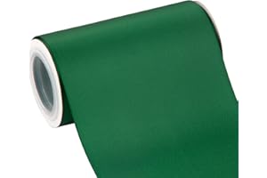 VATIN Double Face Forest Green Satin Ribbon 4" Continuous 5 Yards,Forest Green Polyester Fabric Ribbon use for Bows Bouquet, Gift Wrapping, Floral Arrangement Wedding Decoration