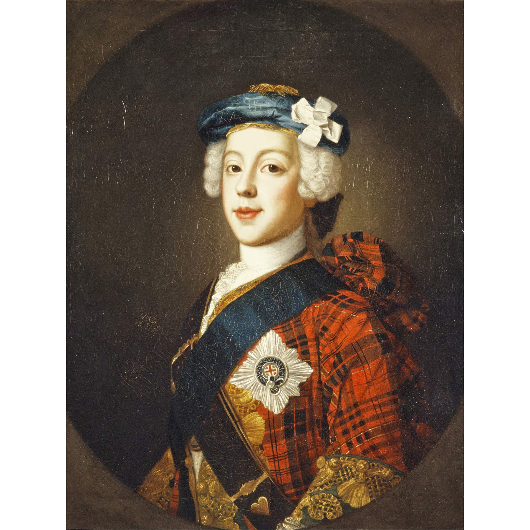 William Mosman Prince Charles Edward Stuart 1720 Large Wall Art Print Canvas Premium Poster Mural