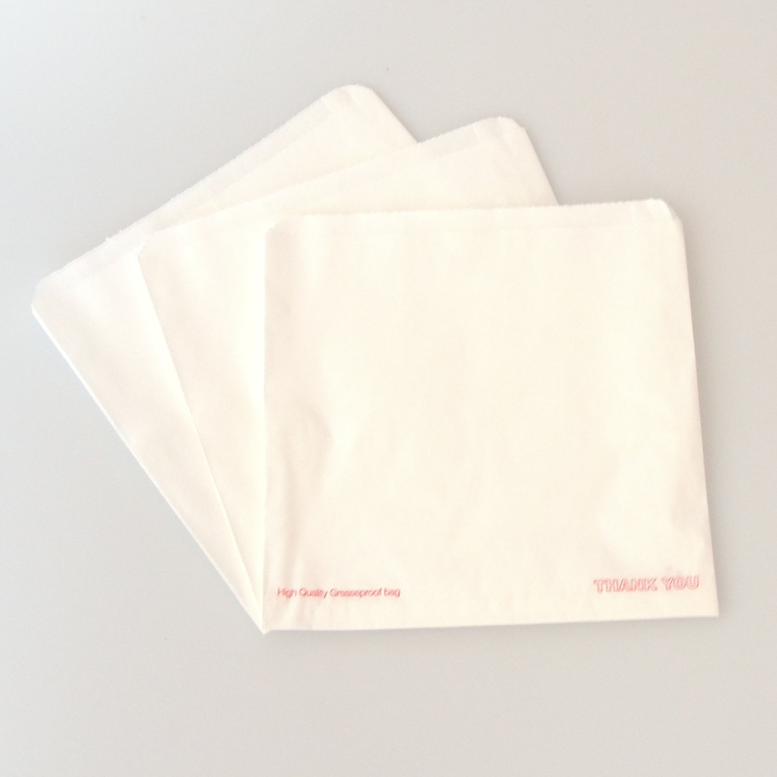 Greaseproof Paper Bags - 7" x 7" - (1 pack = 300 bags)