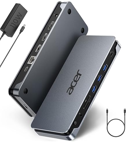 Amazon.com: Acer Thunderbolt 4 Dock, 16 in 1 DisplayLink Docking