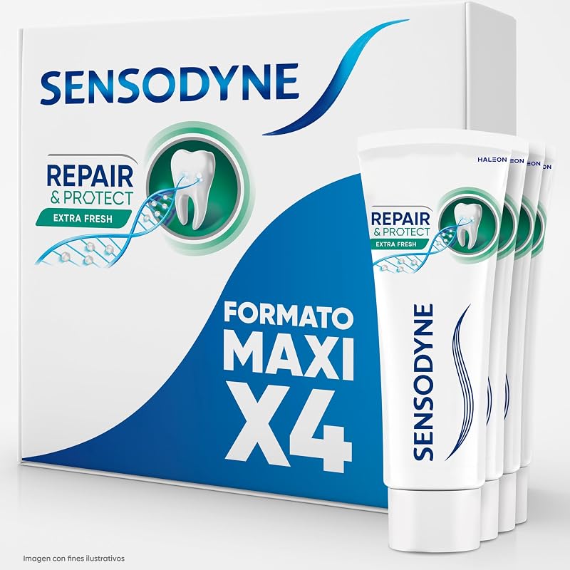 Repair & Protect Extra Fresh Pasta Dientes, Pack 4x75 ml