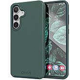 Crave Compatible with Samsung Galaxy S25 FE Case, Shockproof Protection Dual Layer Case for Samsung Galaxy S25 FE (6.7 inch) - Forest Green