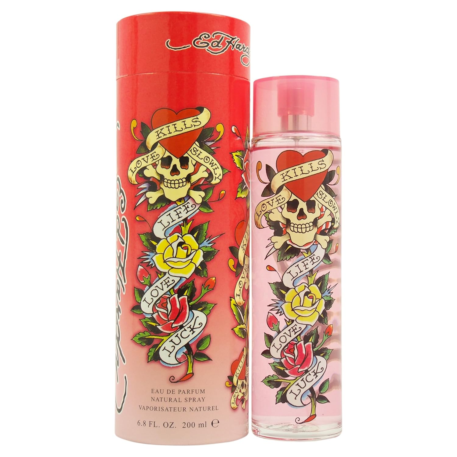 christian audigier perfume red bottle