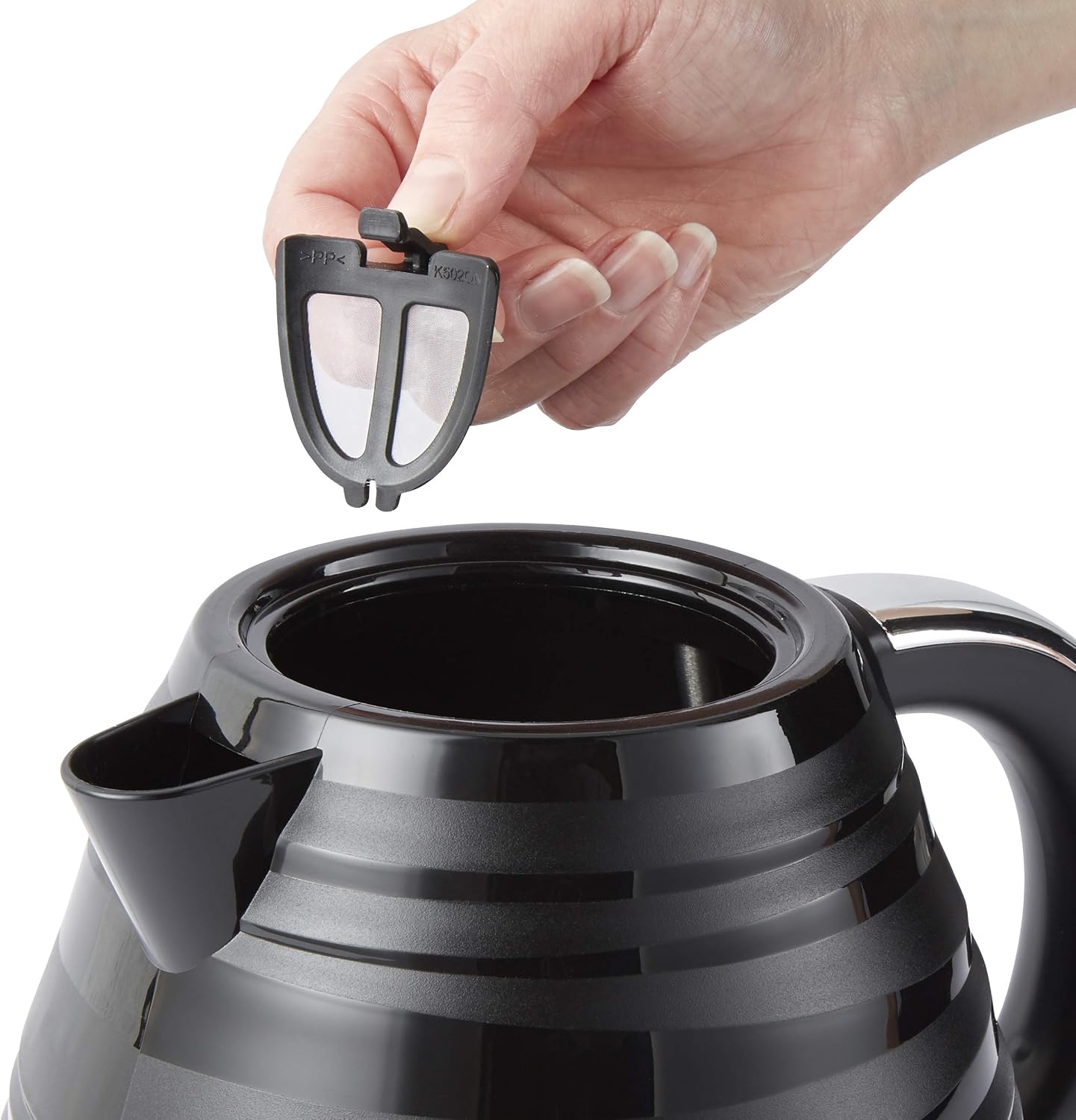 Swan, SK31050BN, Symphony 1.7 Litre Jug Kettle with 360 Degree Rotational Base, 3000 Watts, Black, 1.7 Litres - Image 5