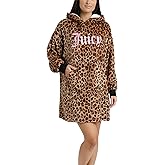 Juicy Couture Women's Wearable Blanket Lounger, Luxe Plush Oversized Cozy Blanket Hoodie for Women