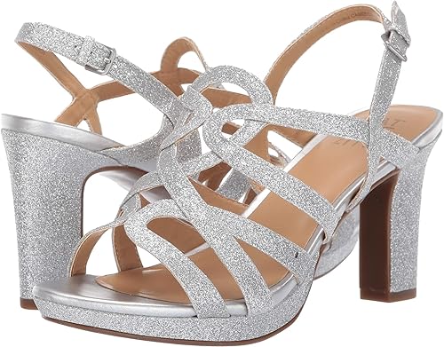 naturalizer cameron silver glitter