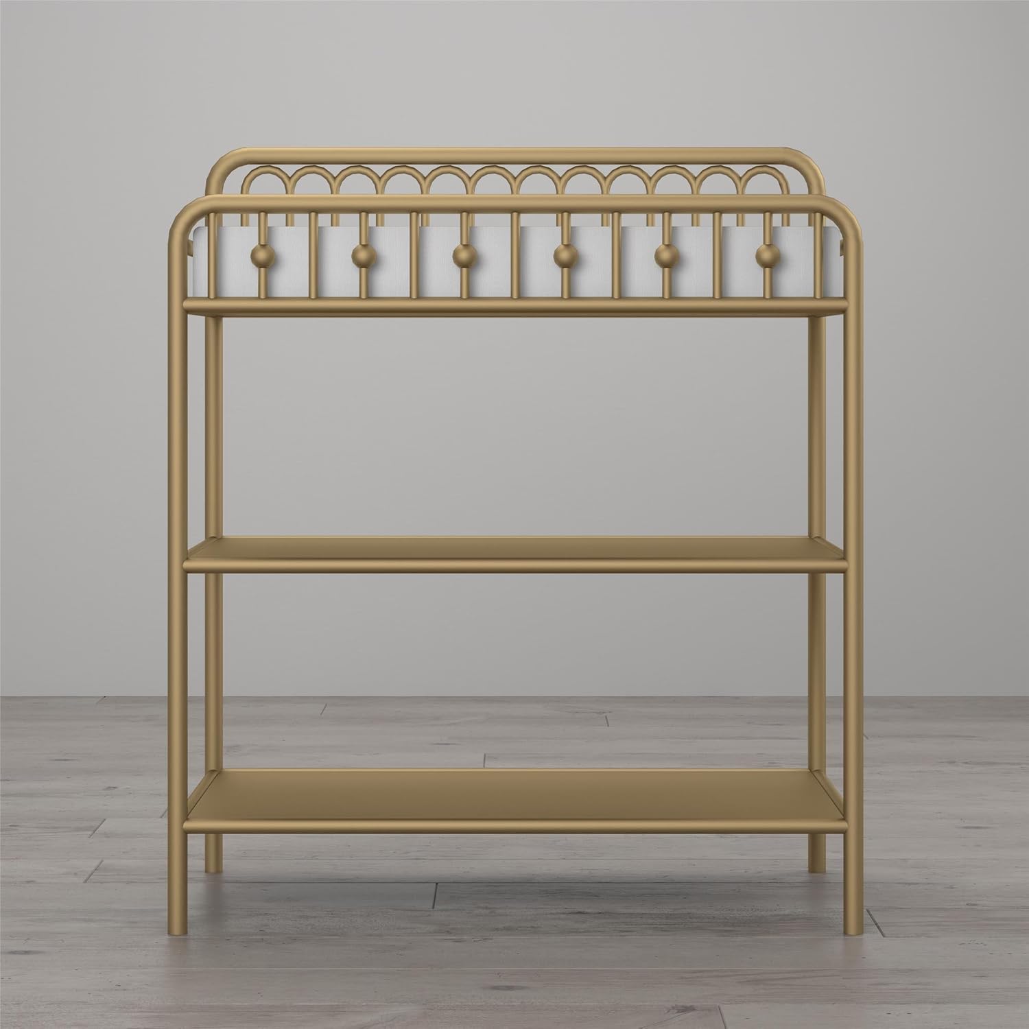 bronze metal crib