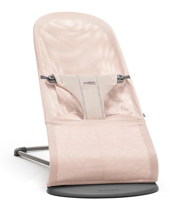 BABYBJORN Bouncer Bliss, Navy Blue, Mesh Baby