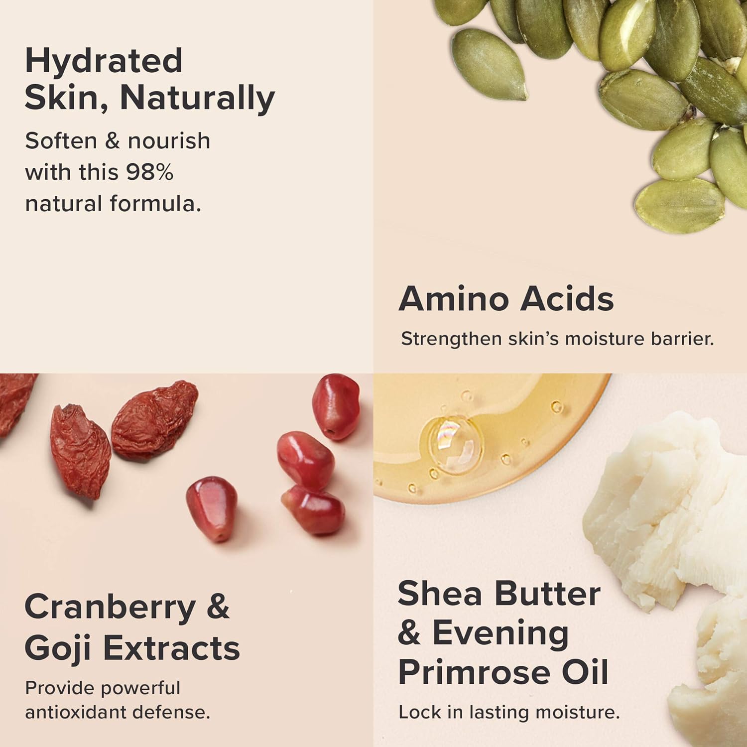 antioxidant enriched natural moisturizer