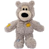KONG Wild Knots Bear, Knotted Rope Plush Toy, for X-Small Dogs | Soft Plush Bear with Internal Knotted Ropes &amp; Minimal Stuffing for Less Mess During Play, Color May Vary