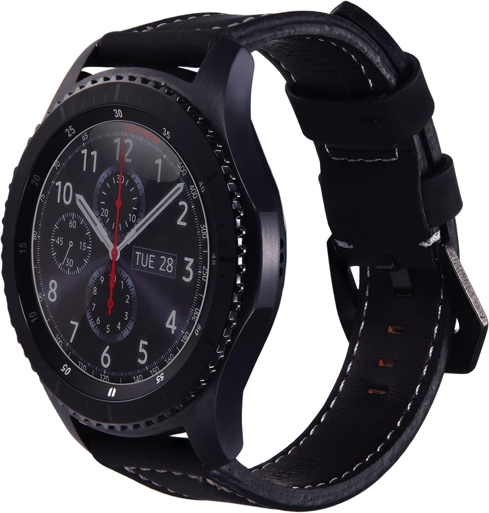 Bandmax Compatible for Samsung Gear S3/ Frontier Band Nylon,22MM Rainbow Samsung Gear S3 Sport Band Strap Smartwatch Replacement Wristband Accessories with Movable Loop