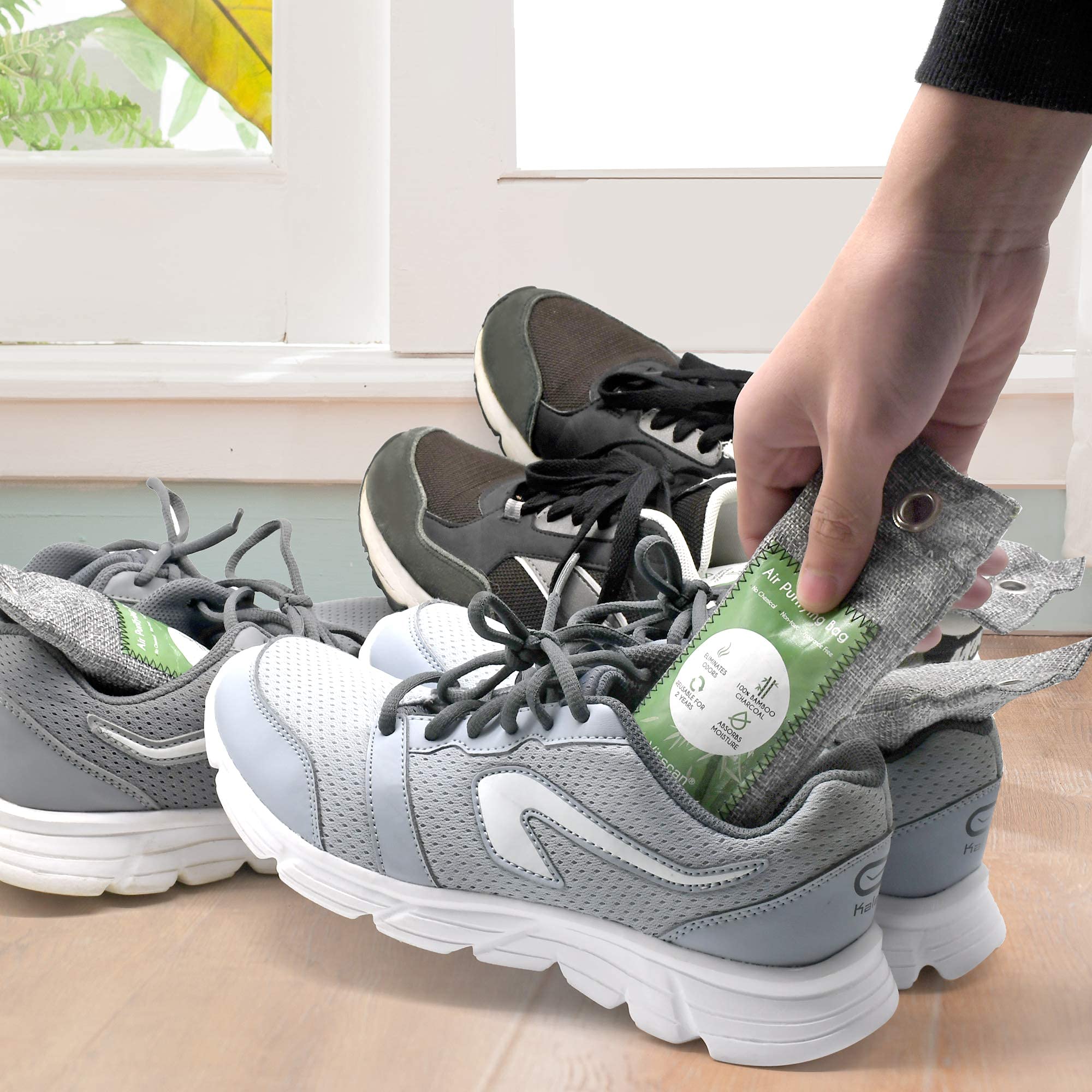 36 Pack Bamboo Charcoal Air Purifying Bag, Activated Charcoal Bags Odor Absorber, Moisture Absorber, Natural Car Air Freshener, Shoe Deodorizer, Odor Eliminators For Home, Pet, Closet