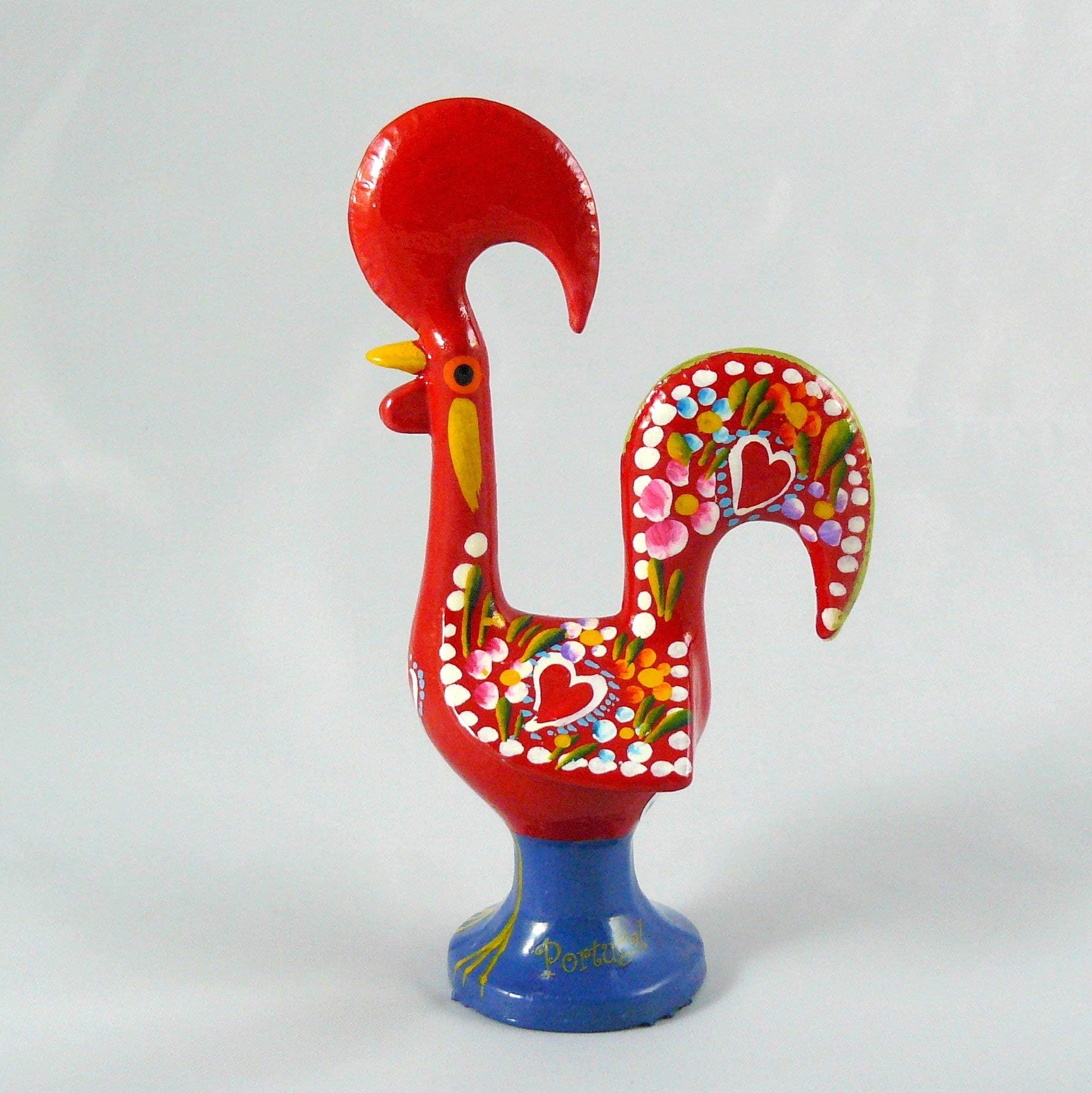 Galo de Barcelos Rooster 16cm Red