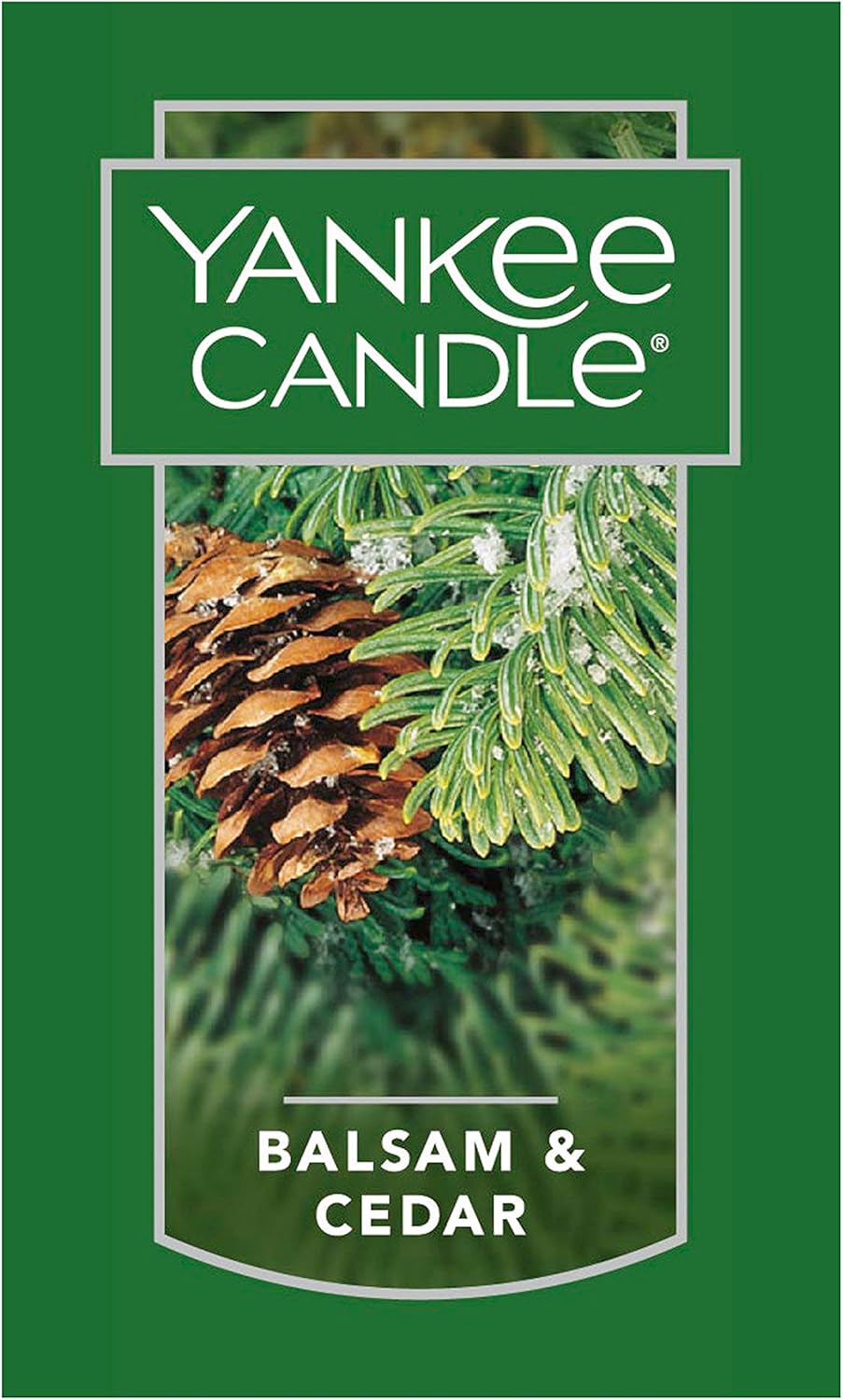 Yankee Candle Large Jar Candle Balsam & Cedar: Home & Kitchen