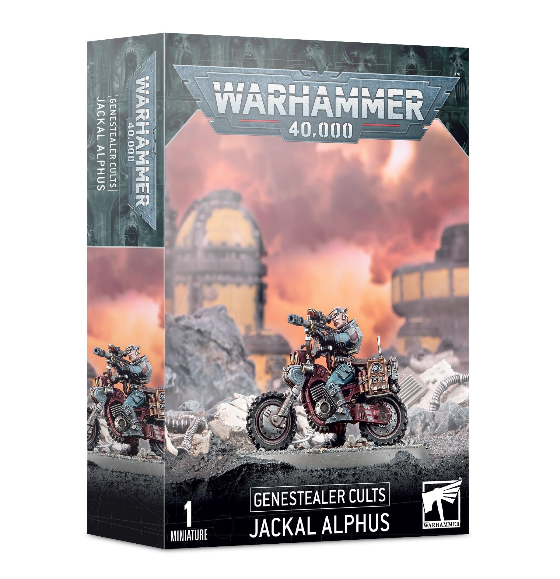 Games Workshop Jackal Alphus: Genestealer Cult, Military Board-Games, One Size, Classic Style, Unisex