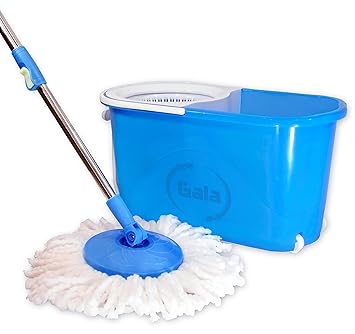 Gala e-Quick Spin Mop with Easy Wheels and Bucket with 2 Refills