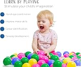 Straame Playballs Soft Pit Balls Multicolour 200 Count 5.5 cm Safe view 6