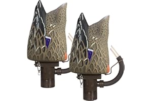 Higdon Outdoors Pulsator Pro Mallard Drake Hen Combo Pk | 2 Slot Decoy Bag | Motion Duck Decoy for Waterfowl Hunting | Compatible in Fresh Salt & Brackish Water | Spraying Rocking & Feeding Motion