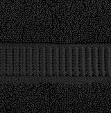 Utopia Towels Premium Jumbo Bath Sheet 90 x 180 cm 8 Pack Black view 4