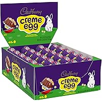 CADBURY CREME EGG Milk Chocolate Candy, Easter, 1.2 oz Eggs (48 Count)