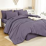 Litanika Full Size Comforter Sets Grey Purple - 7
