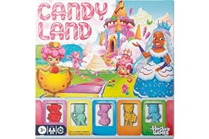 Candy Land Board Game (2025) | 2 Ways to Play, Reimagined Gameboard & Character Movers | Ages 3+ | 2-4 Players | 10 Mins. | P