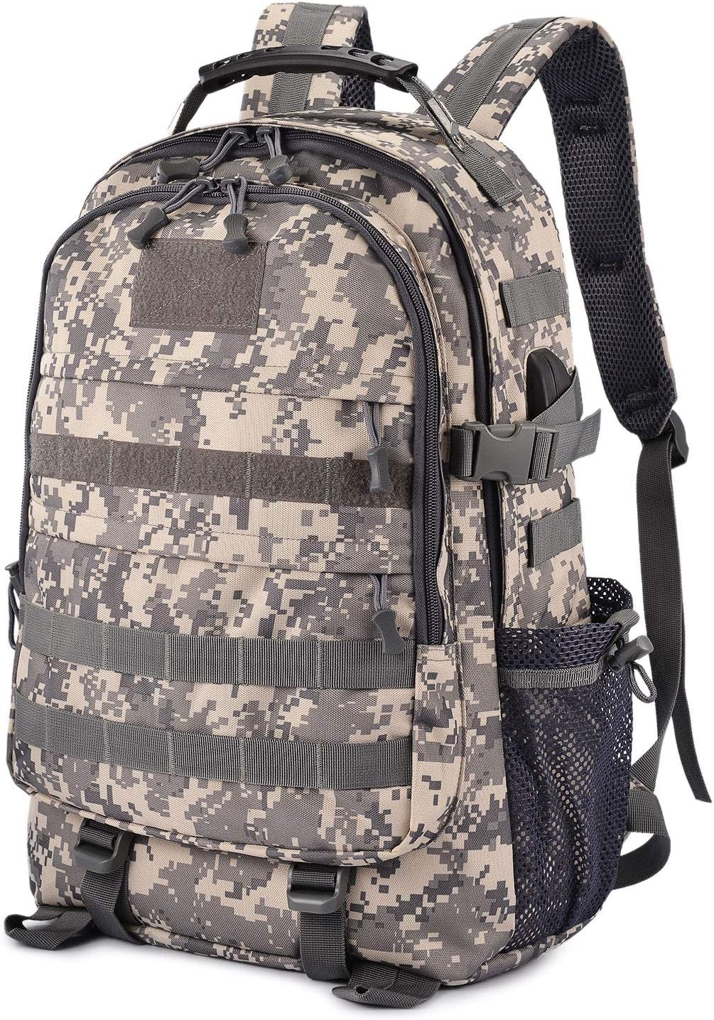 Tactical Military Backpack 35L Army Assault Pack Waterproof College School Rucksack for Sports Travel Hiking Camping Trekking