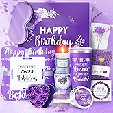 Birthday Gifts for Women,Mom, Wife, Girlfriend, Sister, Her- 12PCS Relaxing Spa Gift Baske Set, Mother's Day Gifts, Get Well Soon, Happy Birthday Gift Ideas, Lavender Self Care Gifts for Women, 20