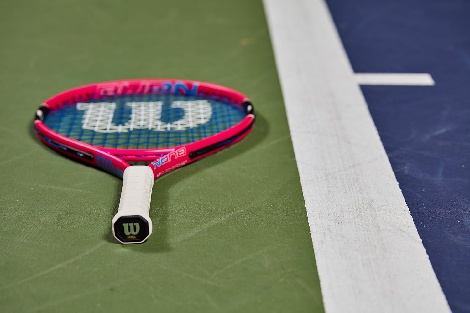 Wilson Junior Burn Pink Tennis Racquet : Sports & Outdoors