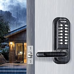 VEVOR Mechanical Keyless Entry Door Lock, 14 Digit