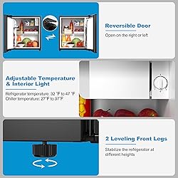 Walsh Compact Refrigerator, Single Door Mini