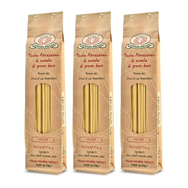 RUSTICHELLA D’ABRUZZO LINGUINE (PACK OF 3), 500G EACH...