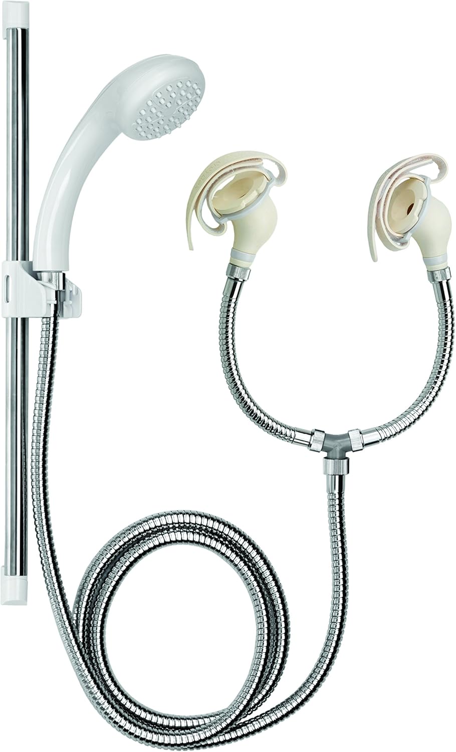 Croydex Removeable Push Fit Secura Spray With Universal Tap Connectors And Retaining Straps