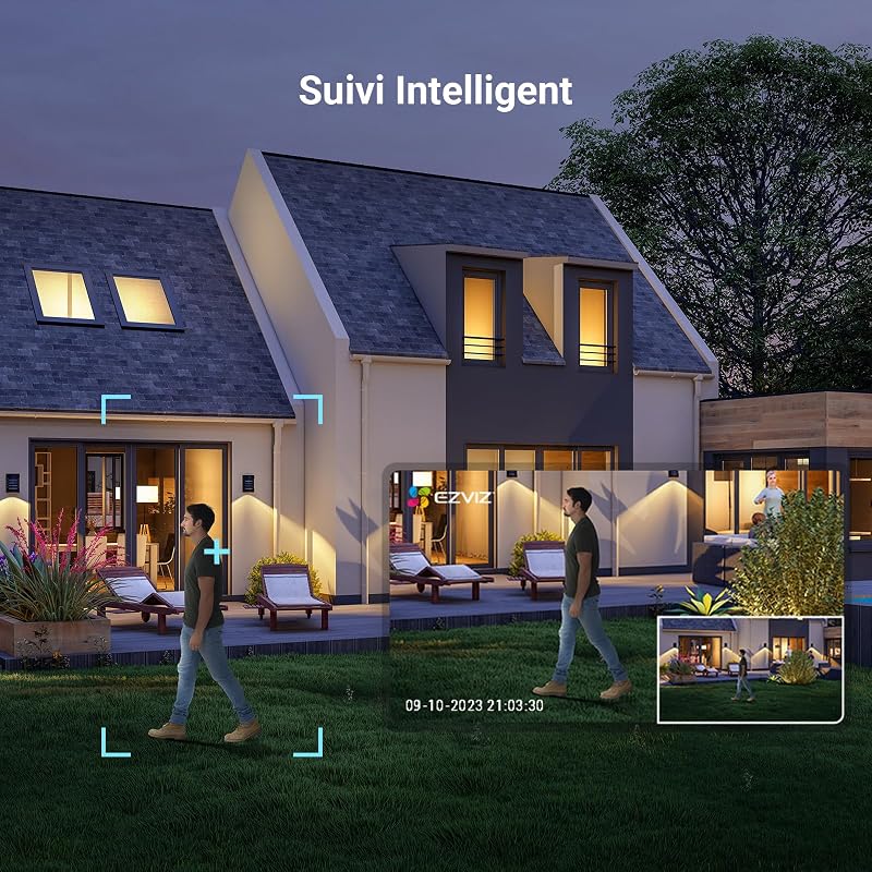2K Caméra de Surveillance Extérieur Wi-FI à 360° C8c 3MP