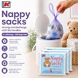 Kordis 600 Tie Handle Scented Nappy Bags 200 per pack 3 packs view 2