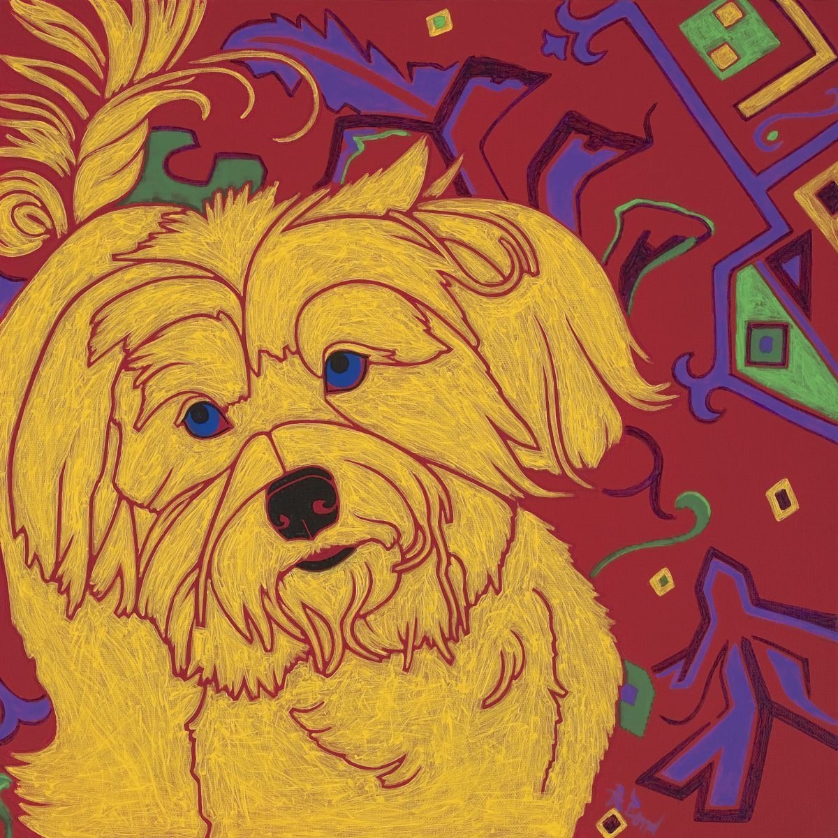 matisse dog painting