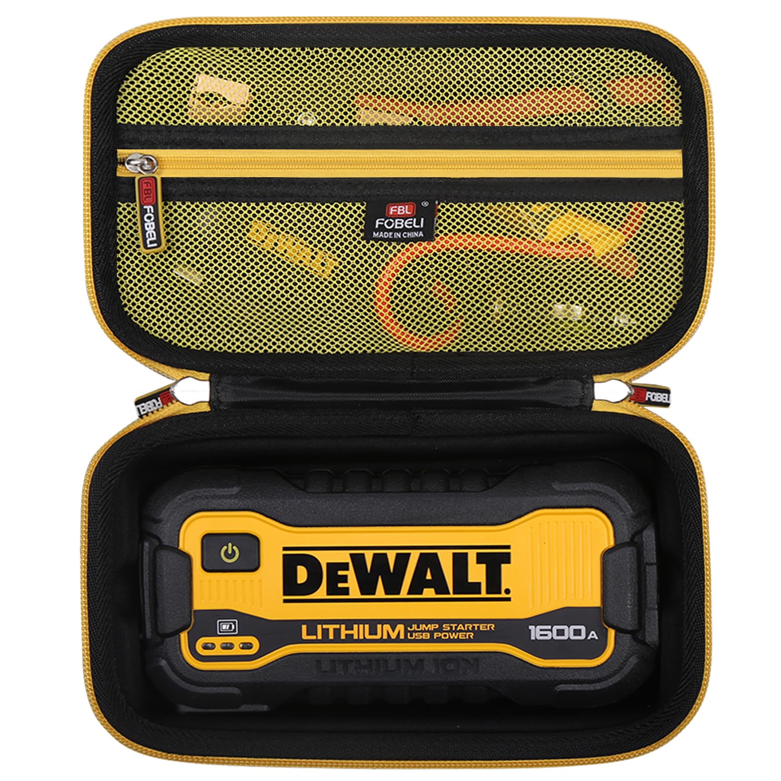 Photo 1 of FBLFOBELI Hard Carrying Case for DeWalt DXAELJ16 1600 Peak Amp Jump Starter Battery Booster with USB Power Station (Case Only)