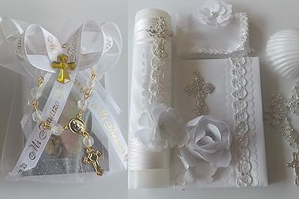 baptism candle set for boy