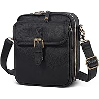 Sac Messager En Cuir Végan 17 Pouces Pour Ordinateur Portable - Grande Capacité, étanche - Pour Homme Et Femme, Bureau, Voyage